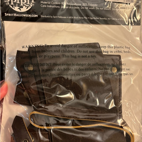 Spirit Halloween Steampunk Tiered Skirt and Peasant Blouse Costume Set, Sz L - Picture 11 of 16